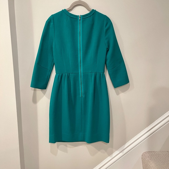 J. Crew Teddie green wool dress - Picture 2 of 3